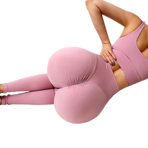 Nylon High Waist Gym Yoga Pants Women Tights