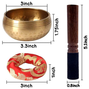 Tibet Handmade Copper Singing Bowl for Yoga & Sound Therapy