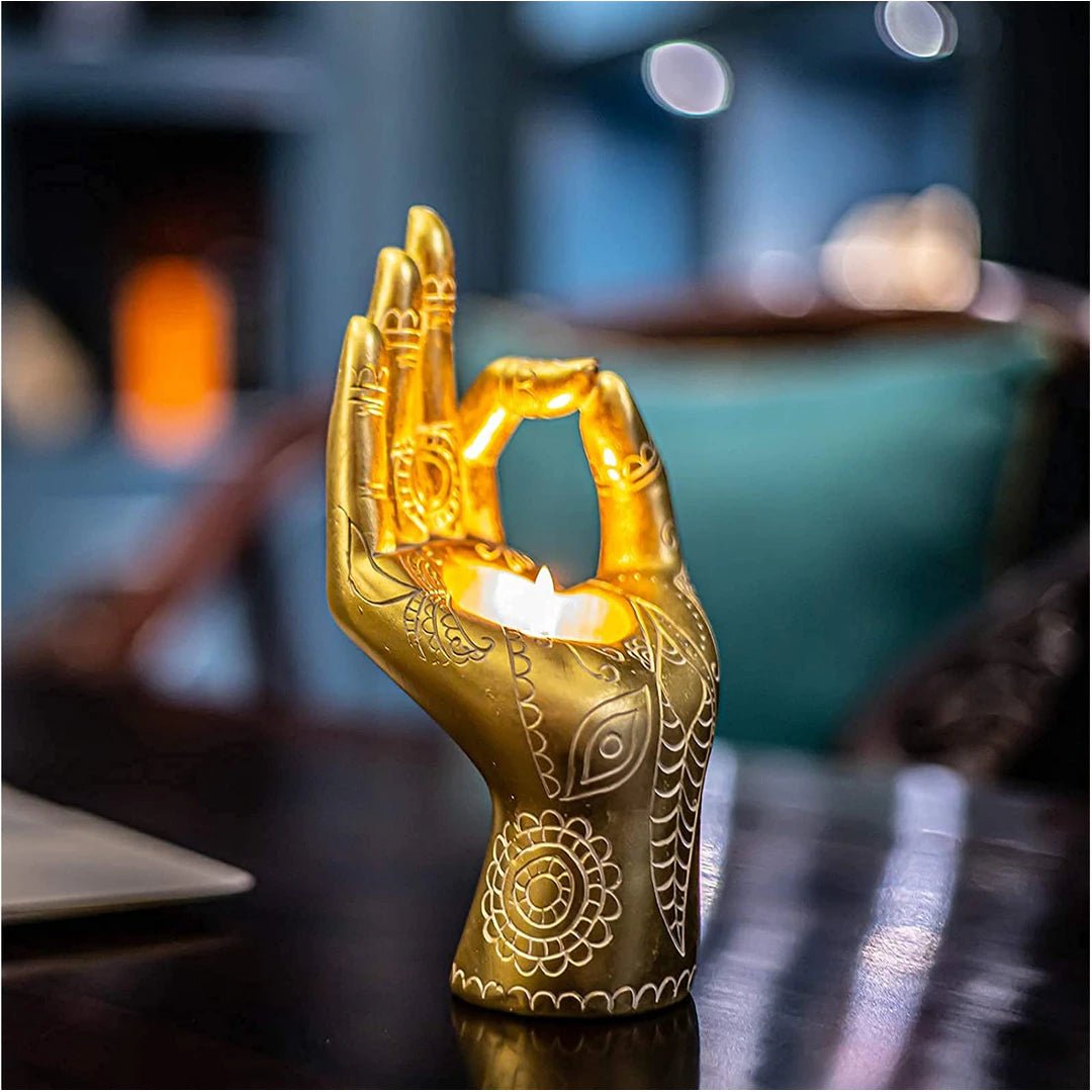 Buddha Hand Candle Holder