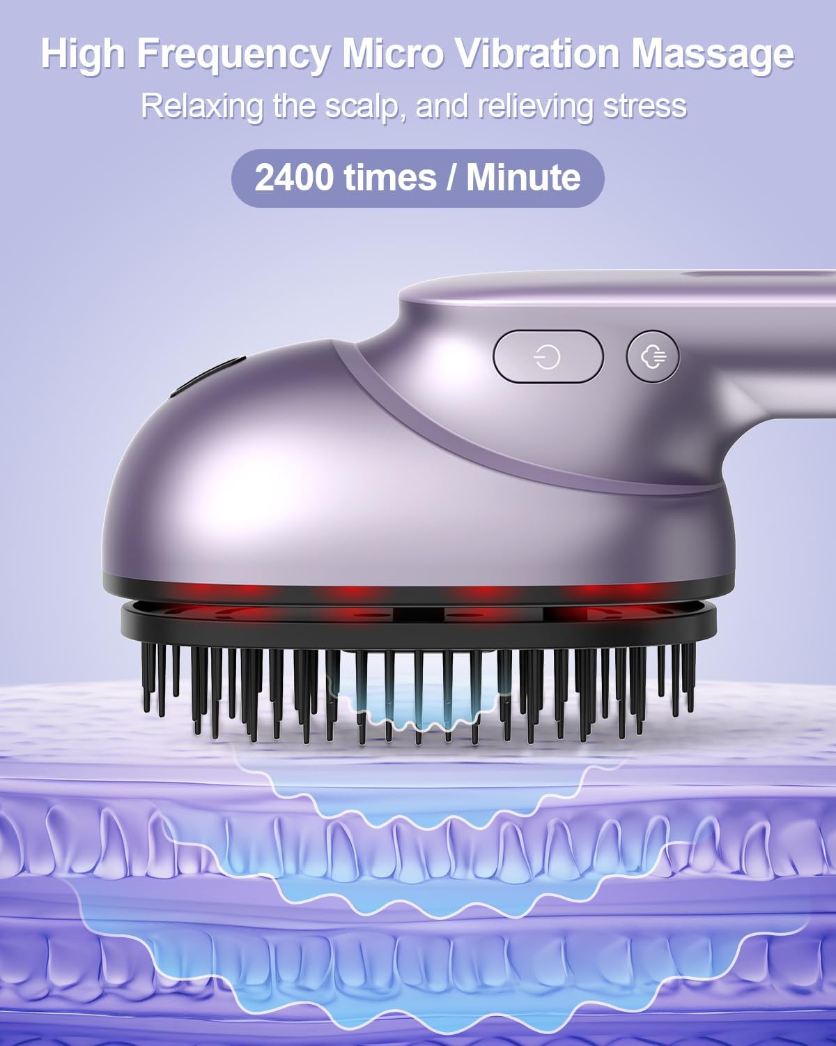 Electric Scalp Massage Comb, Portable Scalp Massager Electric