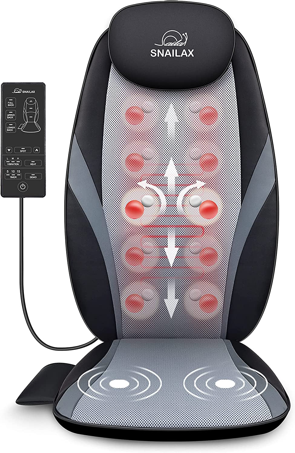 Shiatsu Massage Cushion with Heat Massage Chair Pad