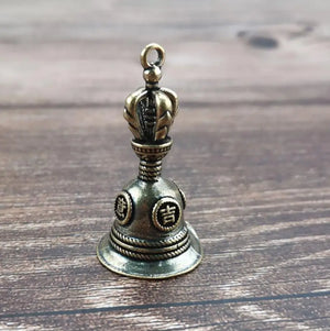 Retro Meditation Hand Bell