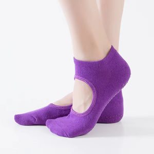 Hot Anti-Slip Yoga Socks for Women, Breathable Pilates & Dance