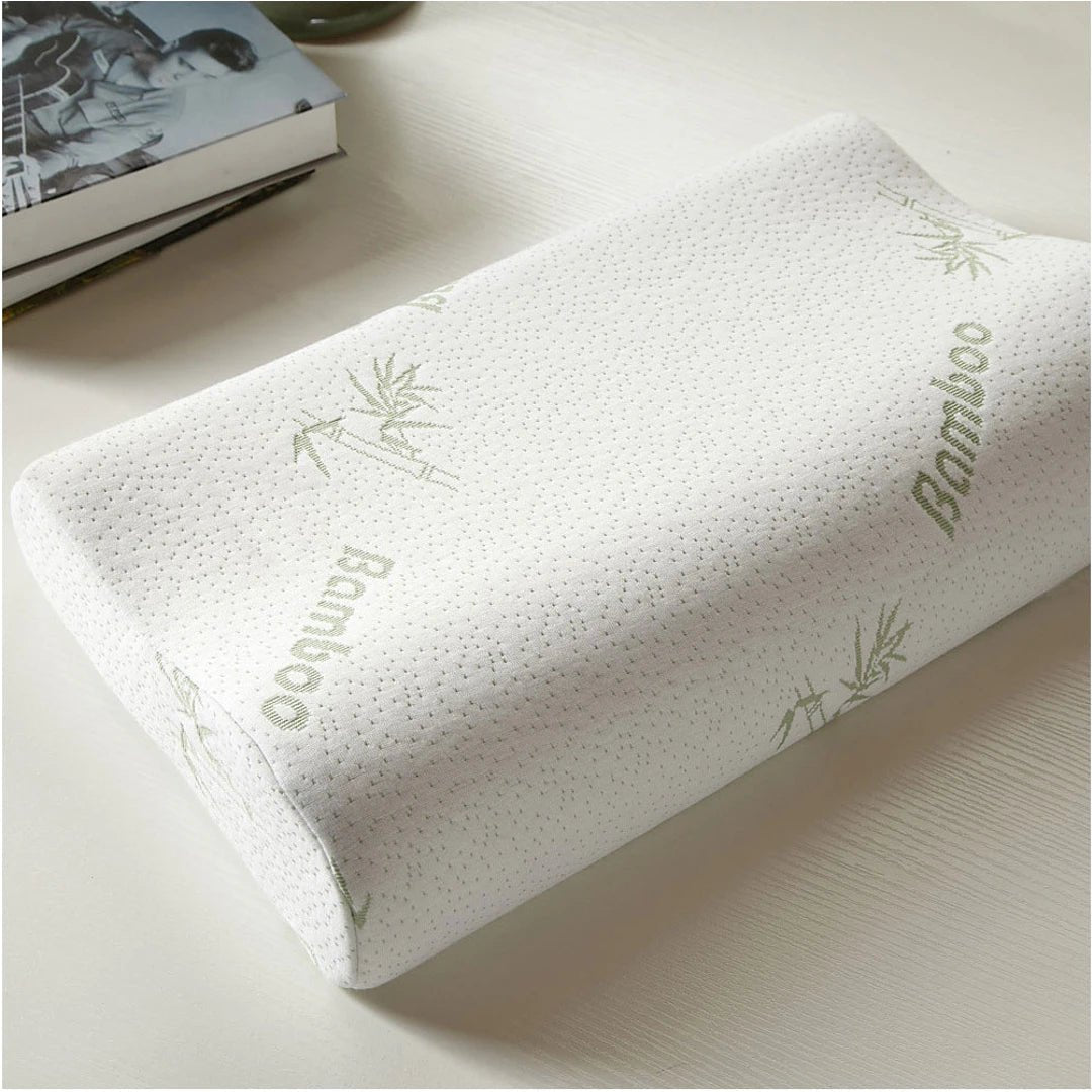 Sleeping Bamboo Pillow Memory Foam Pillow Oreiller Pillow Healthy Breathable Pillow Orthopedic Neck Fatigue Relief