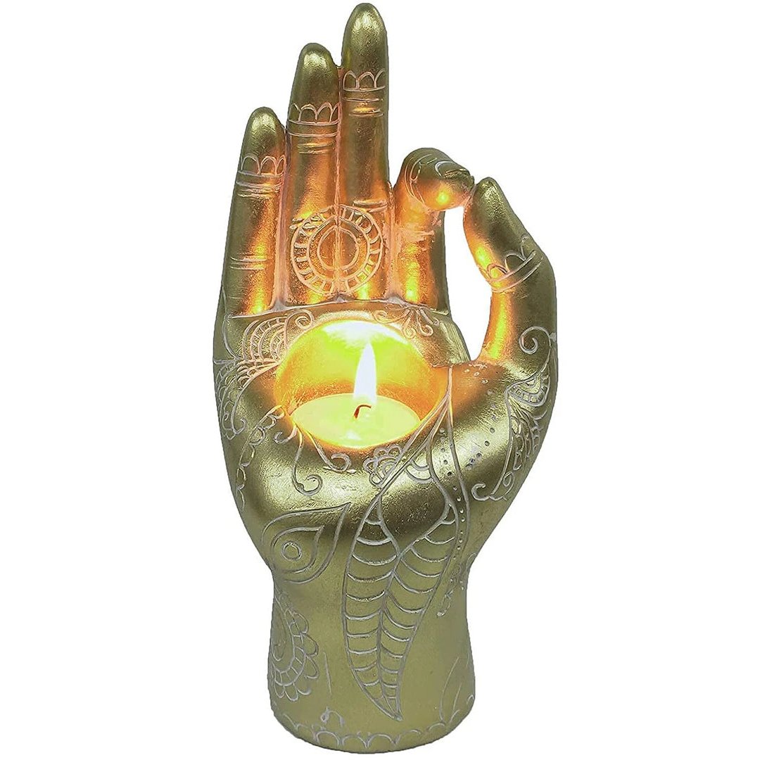 Buddha Hand Candle Holder