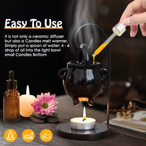 Ceramic Essential Oil Burner Gift Warmer Diffuser