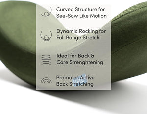 Lumbar Massage Stretcher with 8 Acupressure Nodes