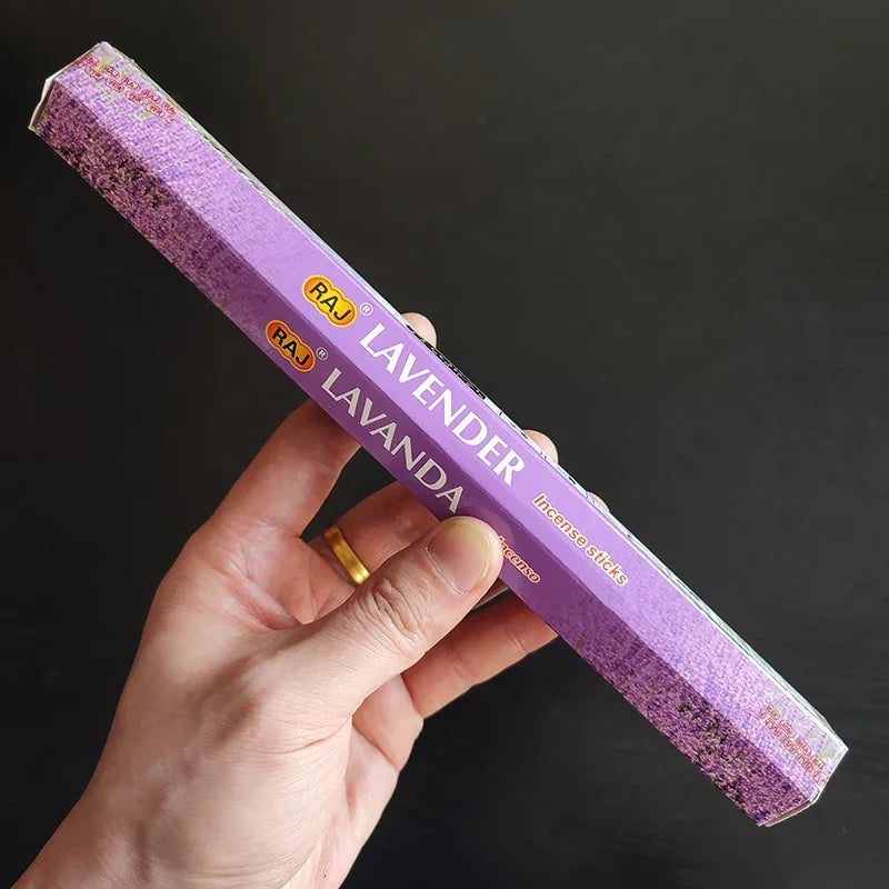 Y 20 Sticks India Lavender Incense Sandal Meditation Jasmine Home Fragrance Bedroom Toilet Agarwood Tibetan Line Aromatherapy