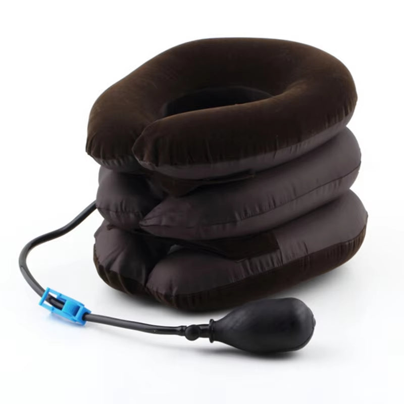 3-Layer Neck Massager Traction Collar Pain Relief Pillow