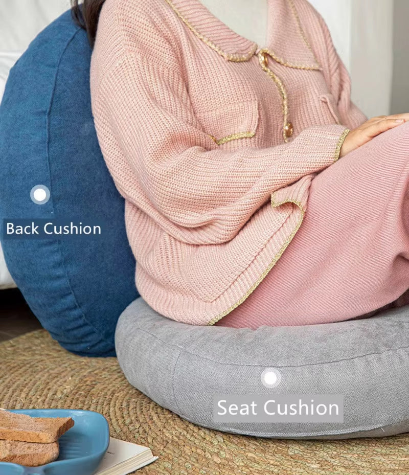 Big Floor Pillow Meditation Yoga Seat Pad Pouf Cushions Mat