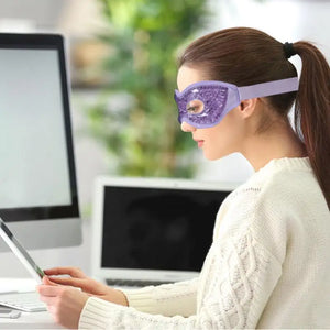 Cooling Gel Eye Mask for Puffy & Dry Eyes, Sleep Compress