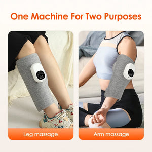 Calf Massager Portable 360° Air Pressure Hot Compress Foot Muscle Relaxation