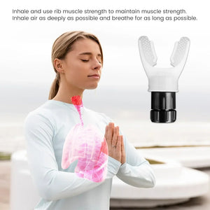 Breathing Trainer Lung Exercise Silicone Mouthpiece