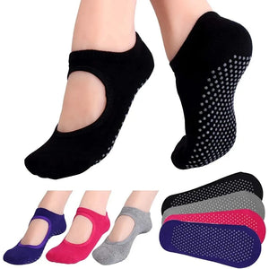 Hot Anti-Slip Yoga Socks for Women, Breathable Pilates & Dance