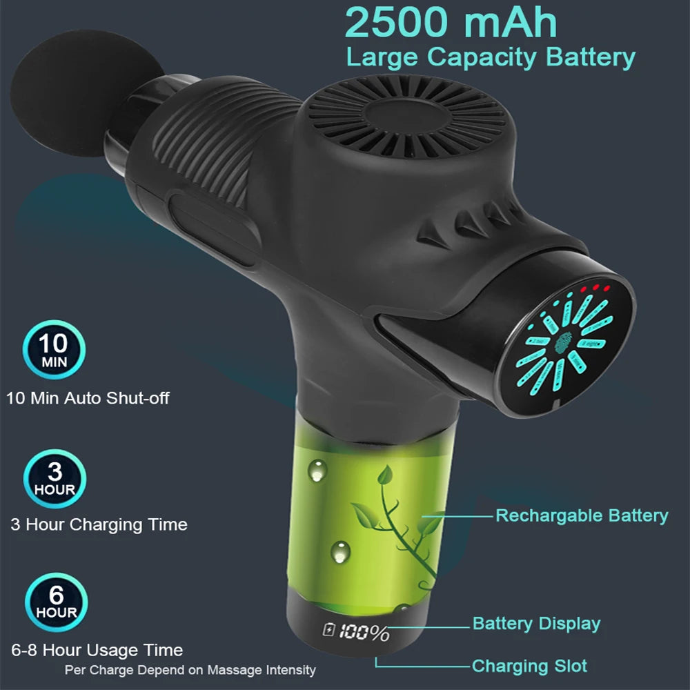 24V Professional Massage Gun with Hot & Cold Compress