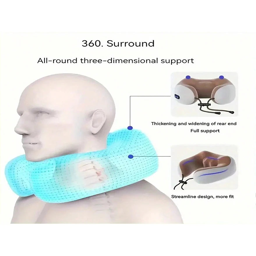 Cervical U-Shaped Neck Massager Pillow