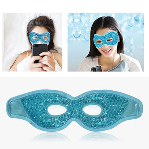 Cooling Gel Eye Mask for Puffy & Dry Eyes, Sleep Compress