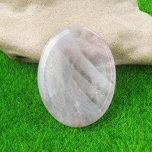 35x45mm Oval Thumb Worry Stone Quartz Chakra Healing Gem