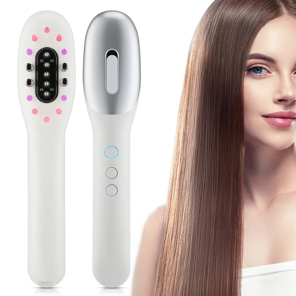 Infrared Electric Head Massage Comb for Hair Growth & Scalp Care