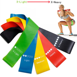 5Pcs Yoga Resistance Bands Set for Pilates, Workout & Fitness