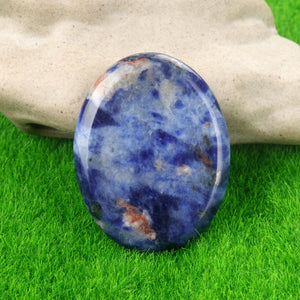 35x45mm Oval Thumb Worry Stone Quartz Chakra Healing Gem