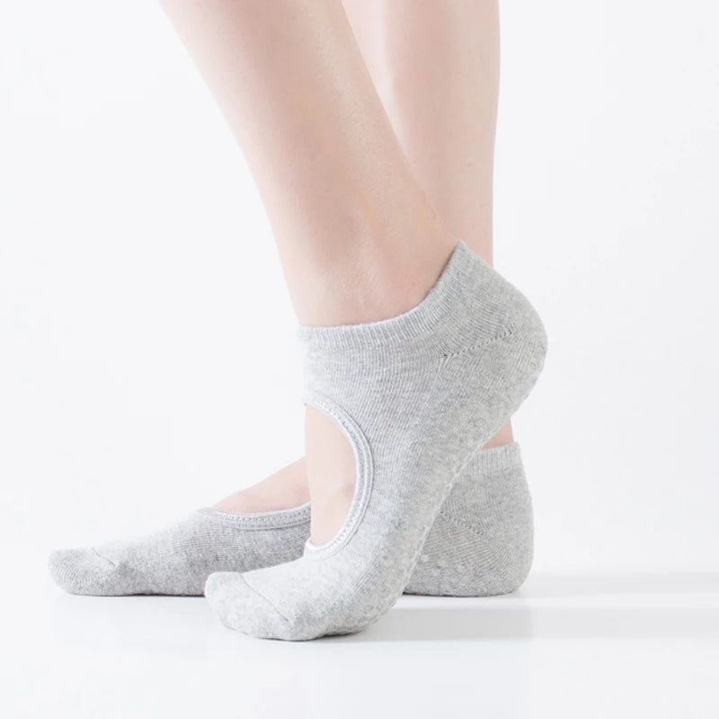 Hot Anti-Slip Yoga Socks for Women, Breathable Pilates & Dance