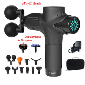 24V Professional Massage Gun with Hot & Cold Compress