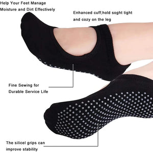 Hot Anti-Slip Yoga Socks for Women, Breathable Pilates & Dance