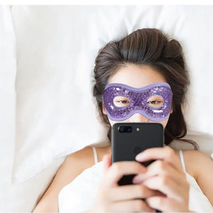 Cooling Gel Eye Mask for Puffy & Dry Eyes, Sleep Compress