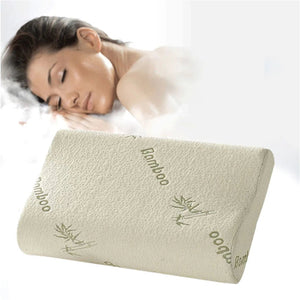 Sleeping Bamboo Pillow Memory Foam Pillow Oreiller Pillow Healthy Breathable Pillow Orthopedic Neck Fatigue Relief