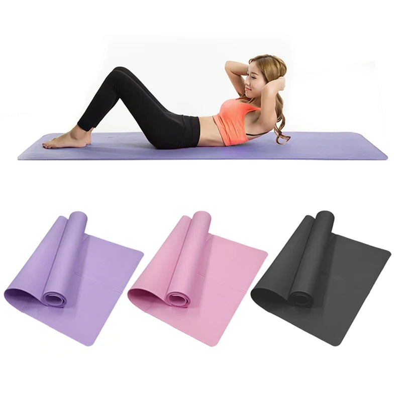 4mm Thick EVA Anti-Slip Yoga Mat for Exercise, Pilates & Fitness