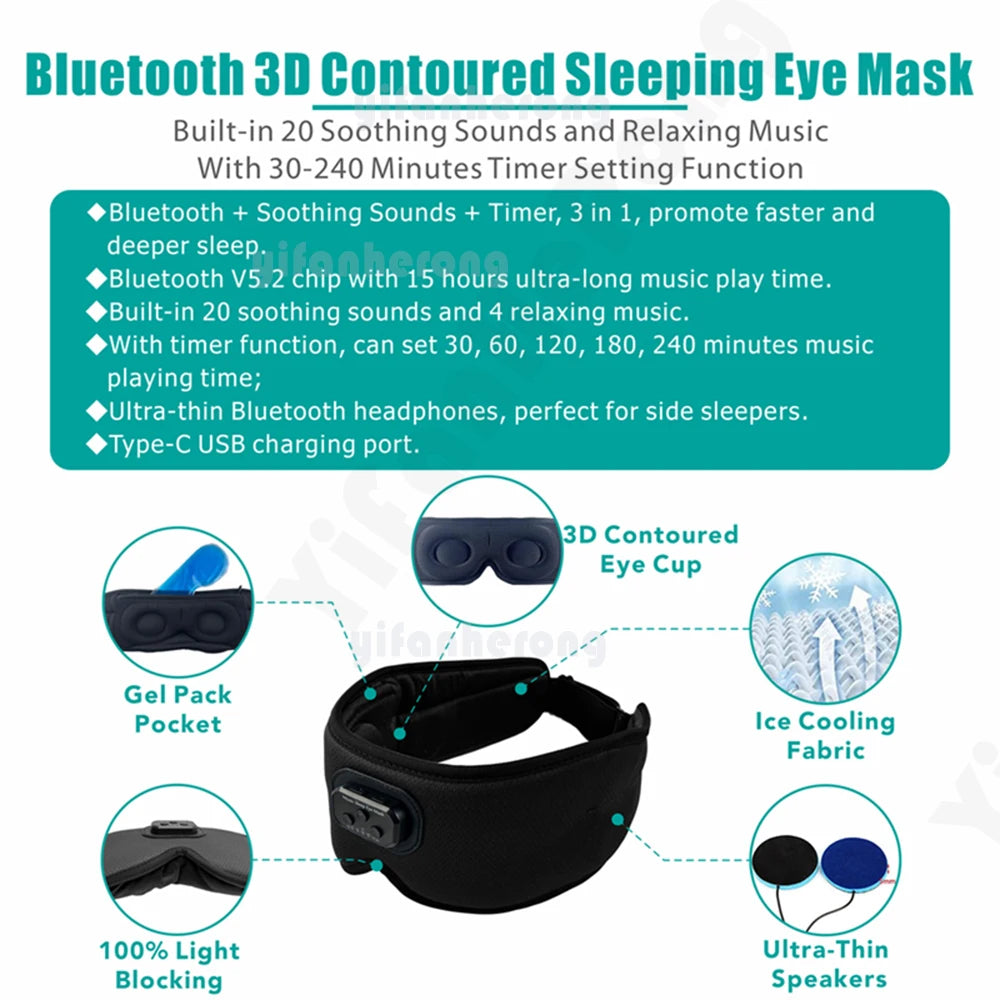 Sleep Eye Mask Earphones