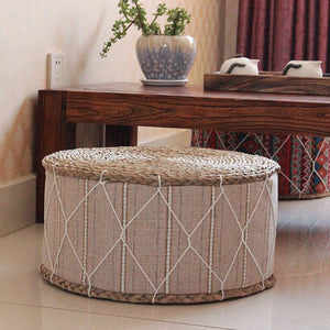 Straw Floor Meditation Cushion