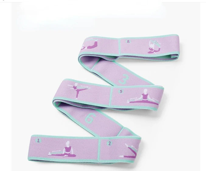 Yoga Stretching Belt | Elastic Pilates Resistance Band