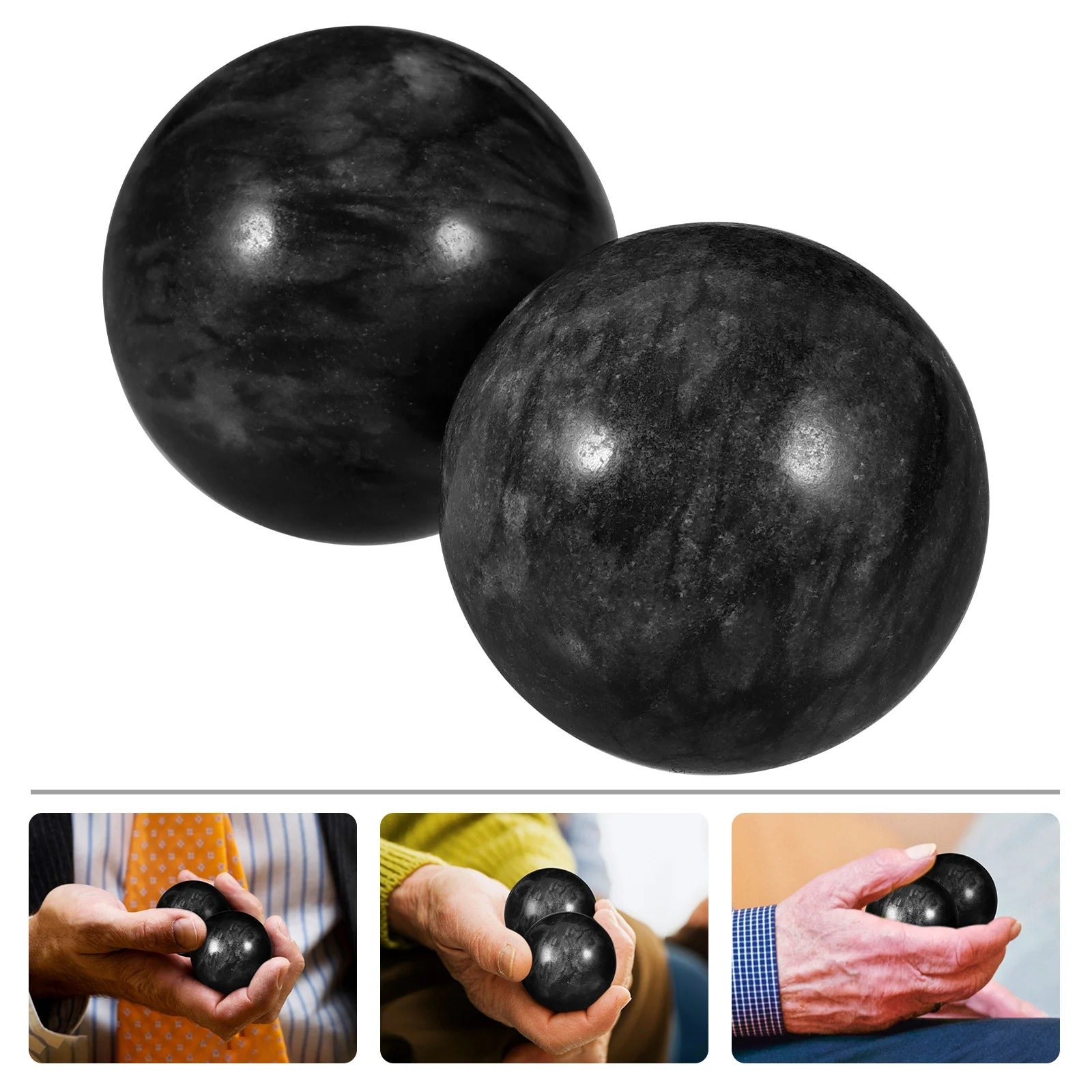 Chinese Baoding Stress Balls for Adults – Hand Therapy Set