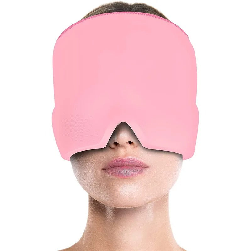 Migraine Relief Ice Hat – Cold Therapy Head Wrap Cap