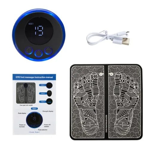 EMS Electric Foot Massager Pad – USB Rechargeable Mat